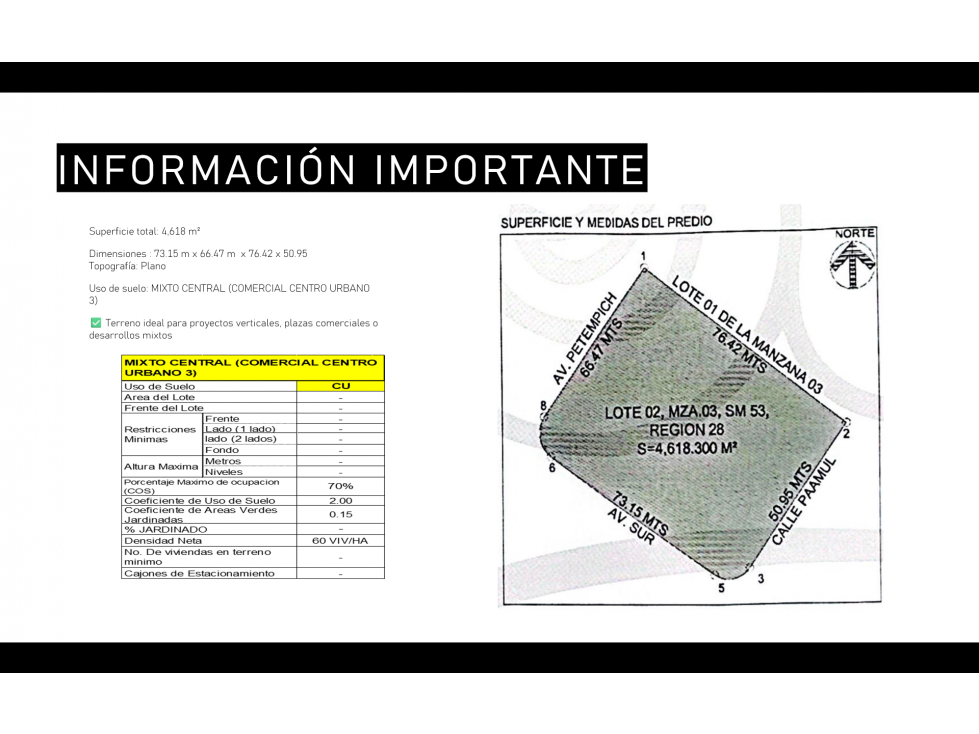 OPORTUNIDAD LOTE EN VENTA PLAYA DEL CARMEN - 5