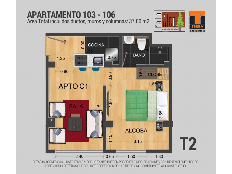 VENTA DE APARTAMENTOS NUEVOS EN EL TREBOL, MANIZALES — foto 2
