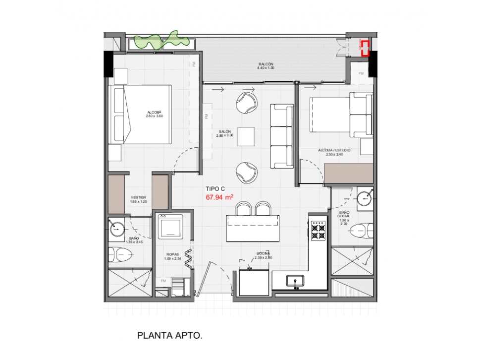 Excelente apartamento en El Retiro, Antioquia — foto 2