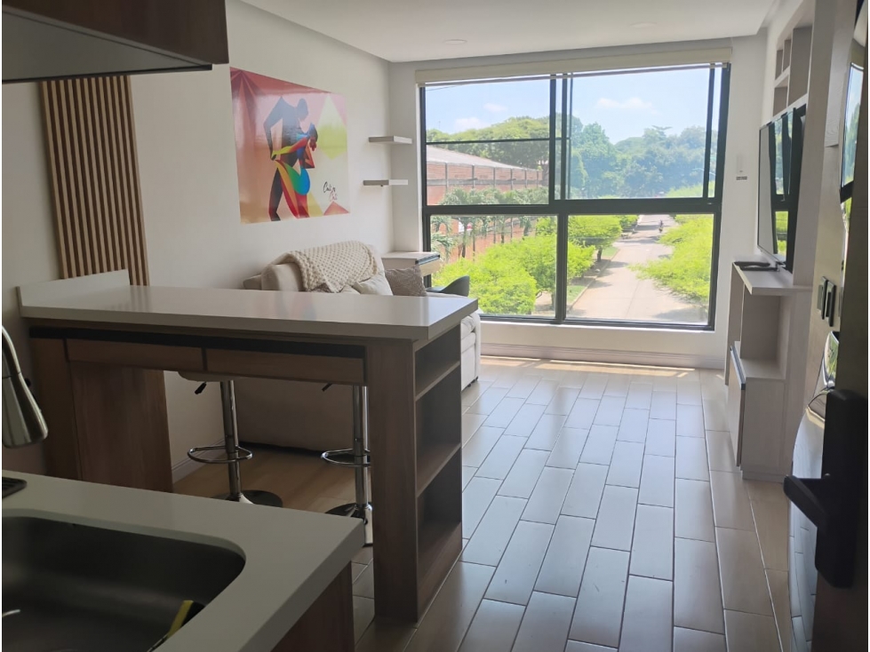 Venta Apartaestudio en El Refugio, Sur de Cali 3745.