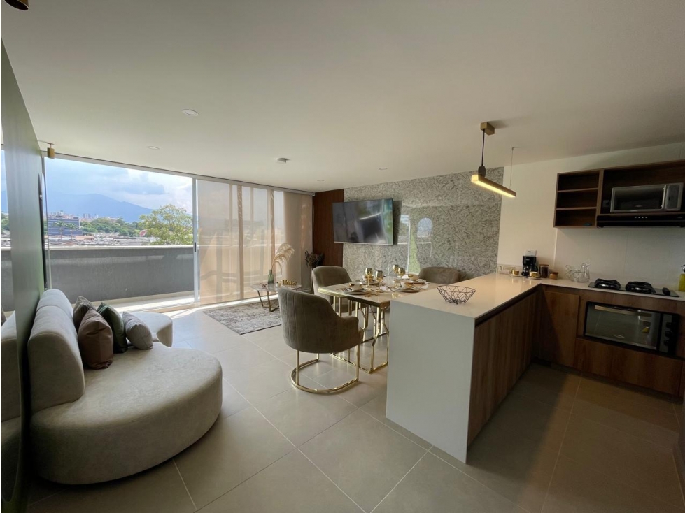 SE VENDE HERMOSO APARTAMENTO EN EL POBLADO SECTOR CIUDAD DEL RIO