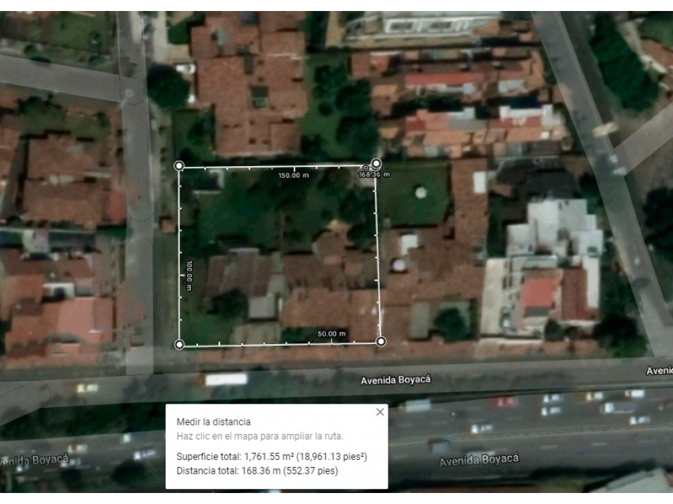 LOTE EN VENTA EN AV. BOYACA