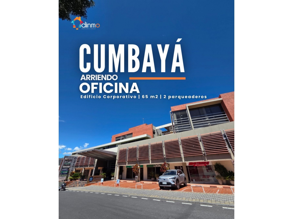 Oficina Corporativa en Arriendo | Cumbayá | 65 m² | 2 Parqueaderos