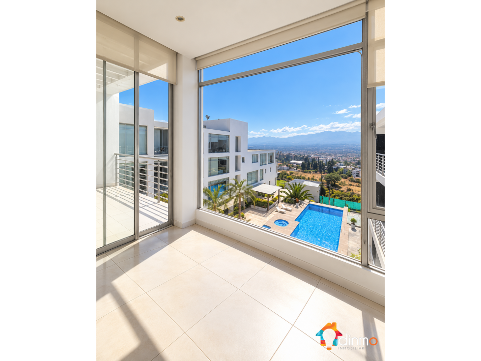 Departamento en renta Cumbayá | 160 m² | 3 dormitorios | Vista panorám - 3