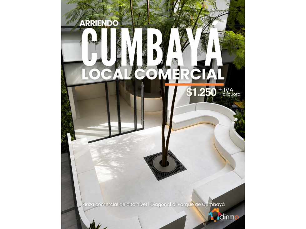 LOCAL COMERCIAL EN RENTA CUMBAYÁ | PARQUE DE CUMBAYA | PLAZA COMERCIAL