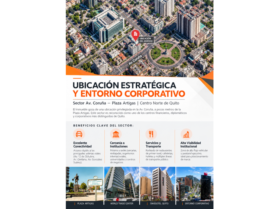 Edificio de oficinas en Renta | Av. Coruña Plaza Artigas | 1.000 m² - 2