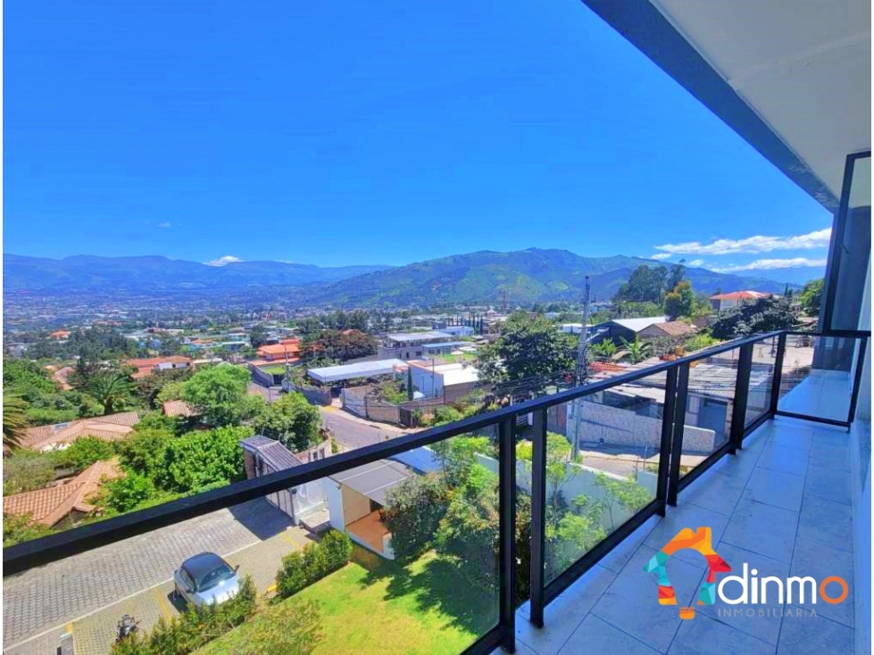 Venta Departamento San Juan Cumbaya de lujo, Vista panoramica, terraza