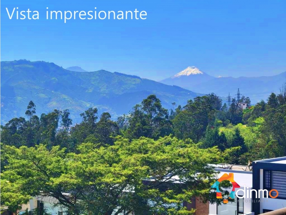 Departamento con Jardín en venta (vista panorámica) 3 dorm Cumbayá — foto 3