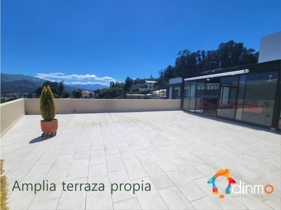 Venta Departamento San Juan Cumbaya de lujo, Vista panoramica, terraza — foto 2