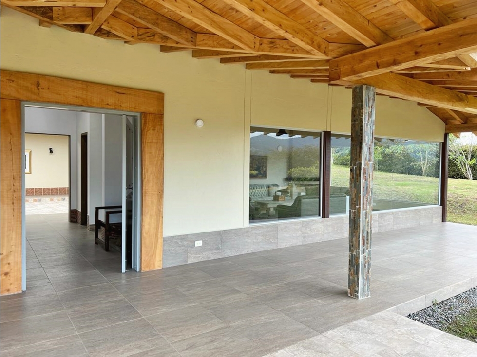Venta casa campestre 1 planta en La Ceja Vista, diseño y unidad 24/7 — foto 3