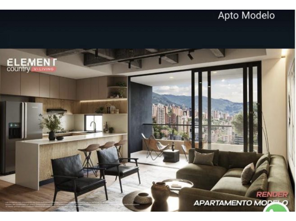 Apartamento para la venta Poblado, Cesión de derechos — foto 2