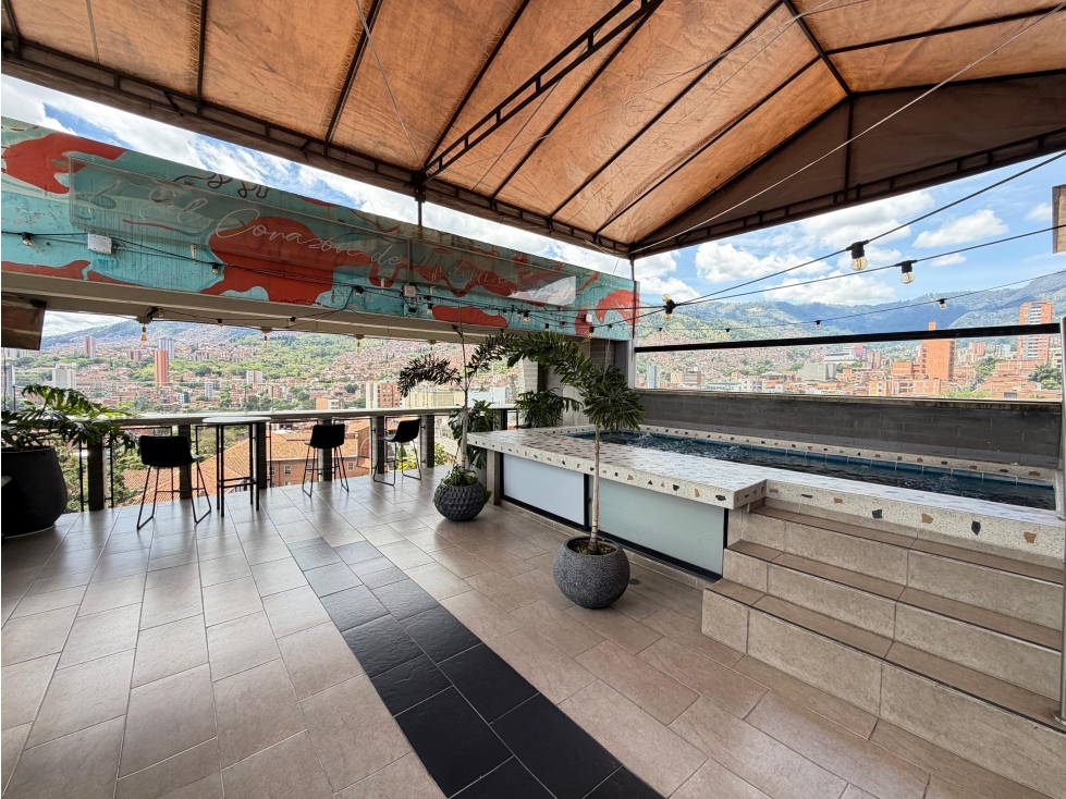Apartaestudio en venta en el centro de Medellín con jacuzzi coworking — foto 2