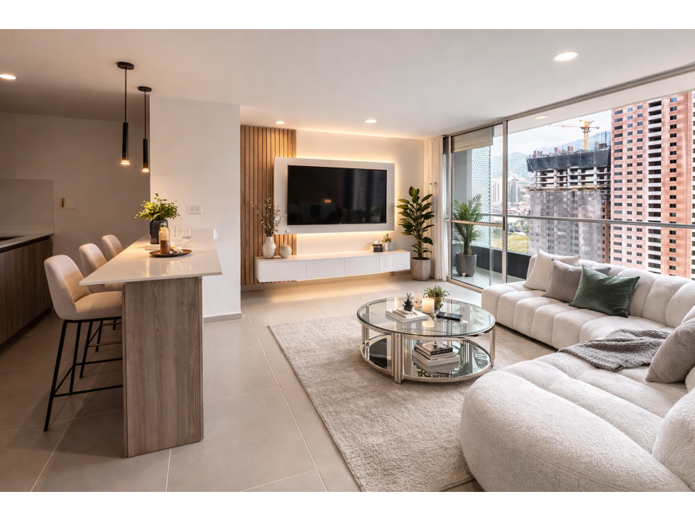 Apartamento en venta Ciudad Coltejer 2 parqueaderos y util