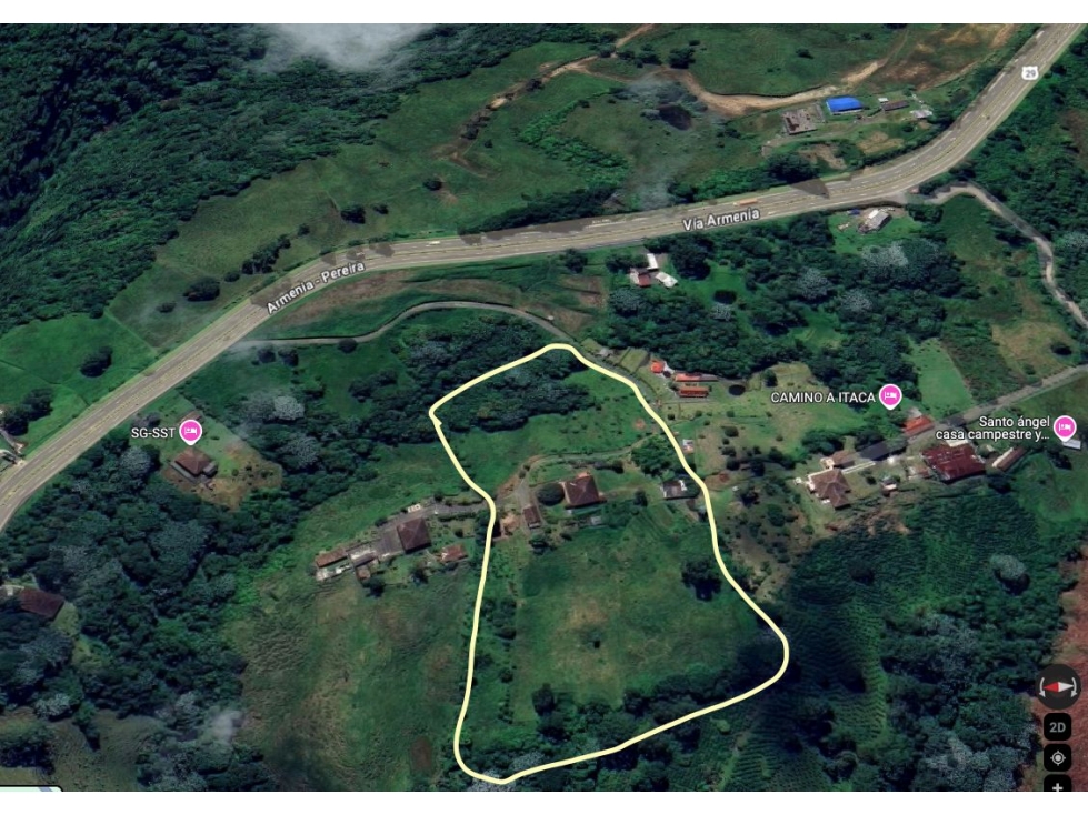 En venta Casa Campestre en Vía Armenia ,Vereda Manzano — foto 2