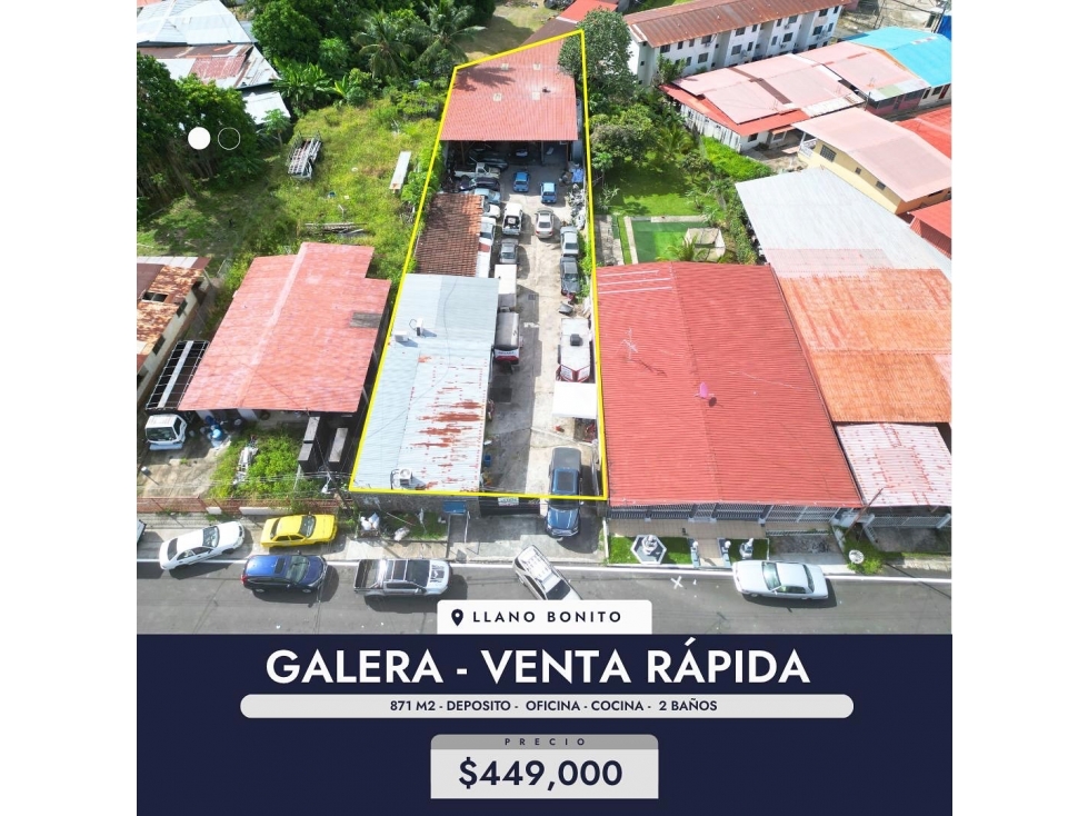 SE VENDE GALERA POR DEBAJO DEL PRECIO DE VENTA RÁPIDA - 1