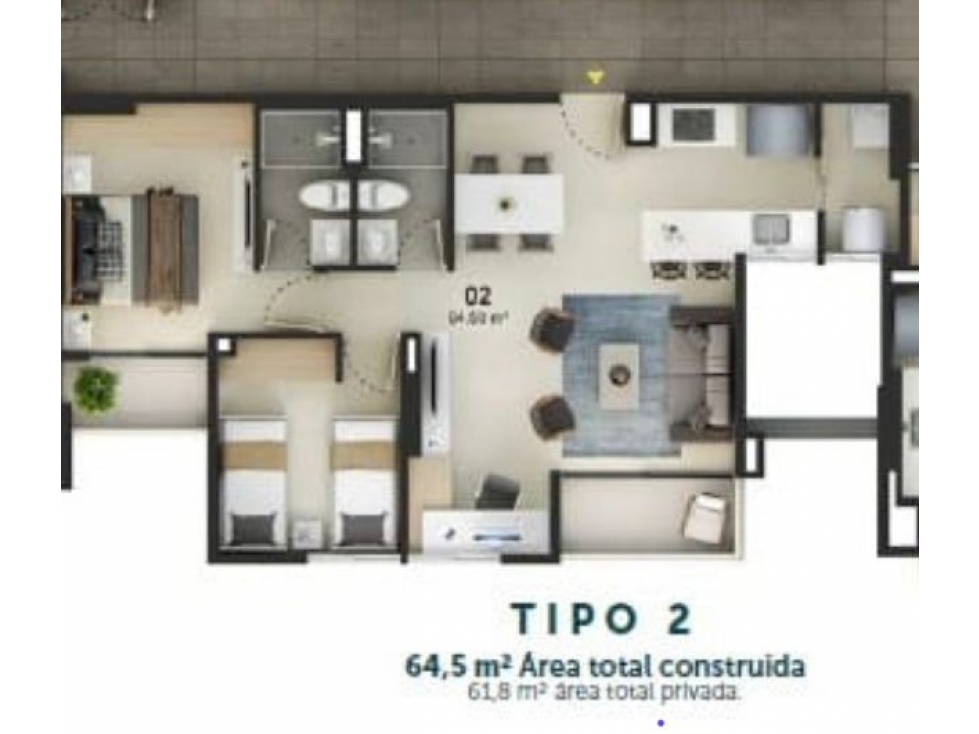 Apartamento en Urbanización para venta en Rionegro — foto 3