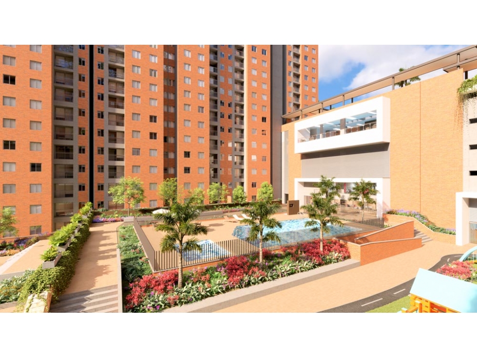Apartamento en venta en urbanización cerrada en Rionegro