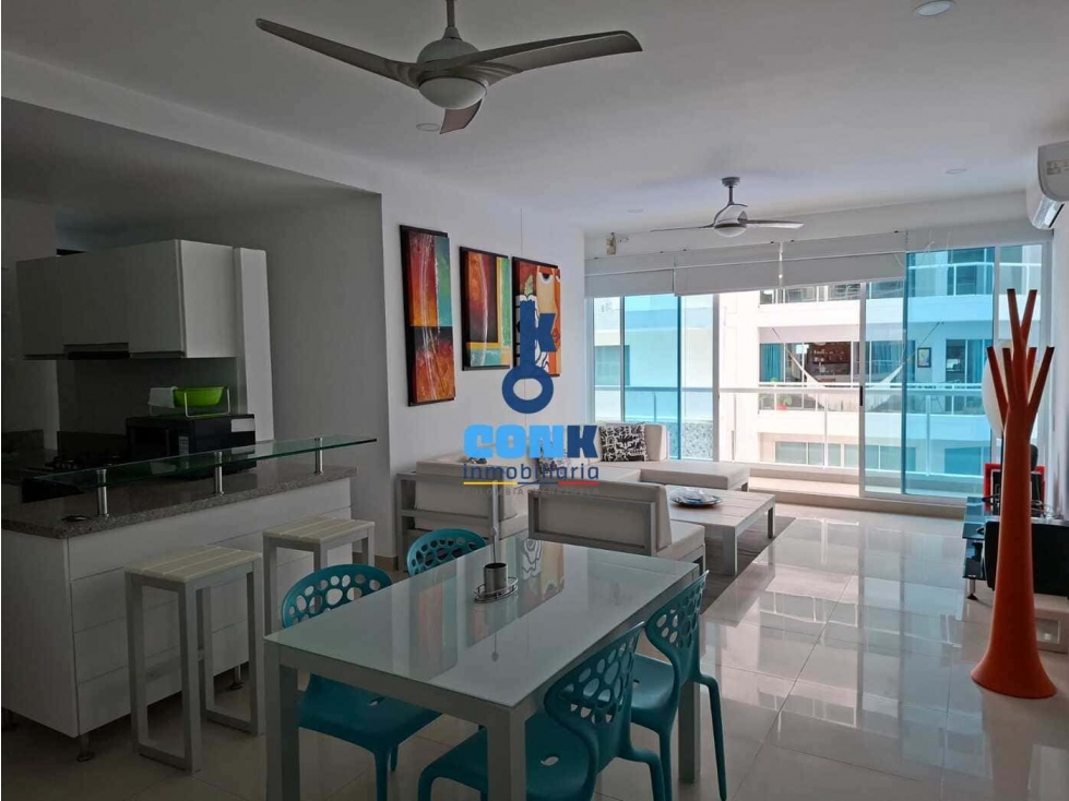 ARRIENDO APARTAMENTO AMOBLADO LA BOQUILLA, CARTAGENA — foto 2