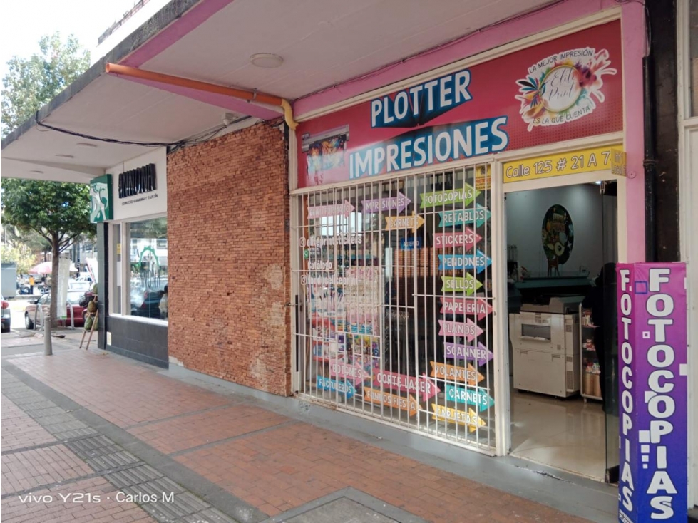 LOCAL COMERCIAL EN SANTA BARBARA-BOGOTA PRIMER PISO