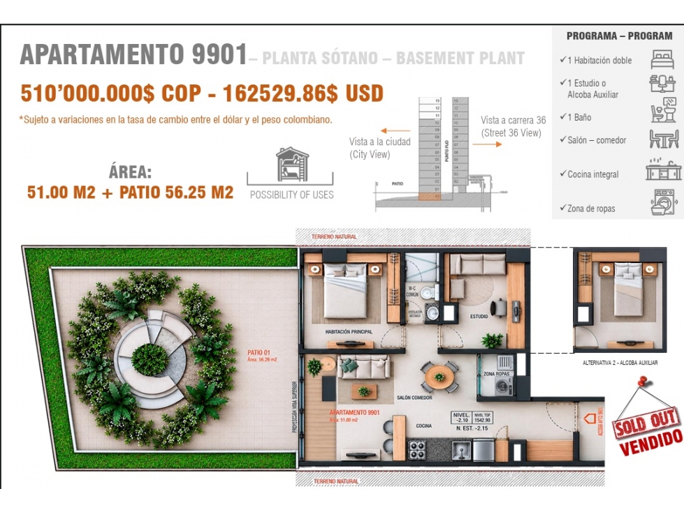 Venta de Apartamentos - Proyecto Évora - Barrio Boston - Terminados — foto 4