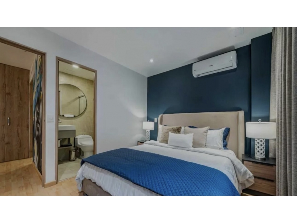 VENDO APARTAESTUDIO EN EL POBLADO, AMOBLADO. — foto 6
