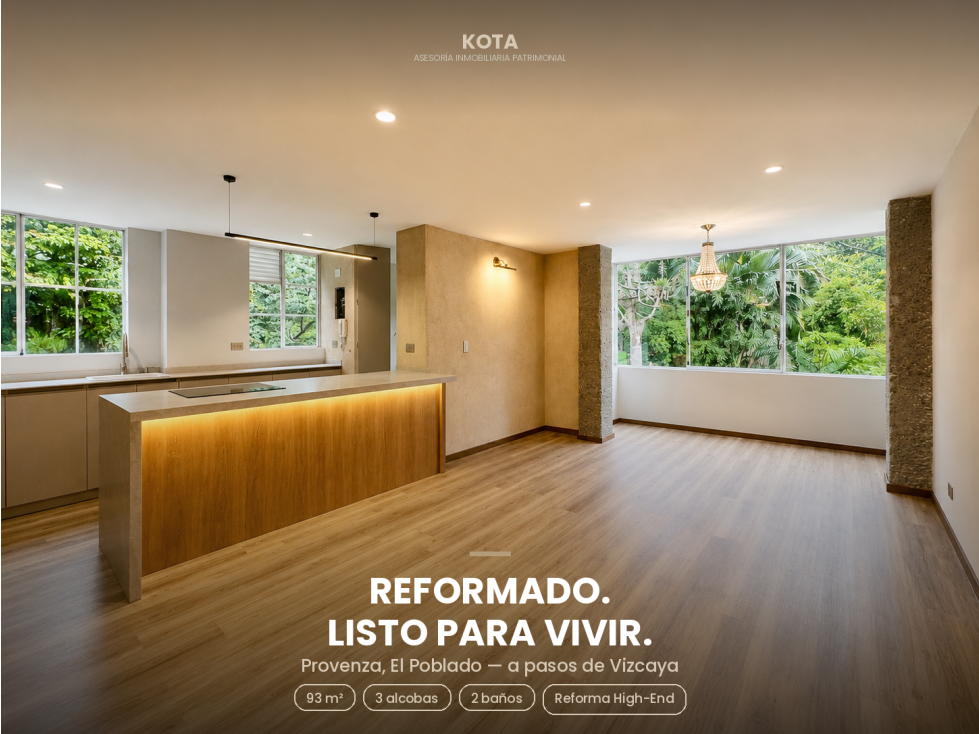 Apartamento reformado High-End en Provenza, El Poblado, 93 m²
