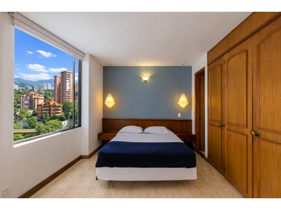 Apto amoblado en El Poblado, Provenza. 32 m², piso 8. Rentas cortas — foto 3