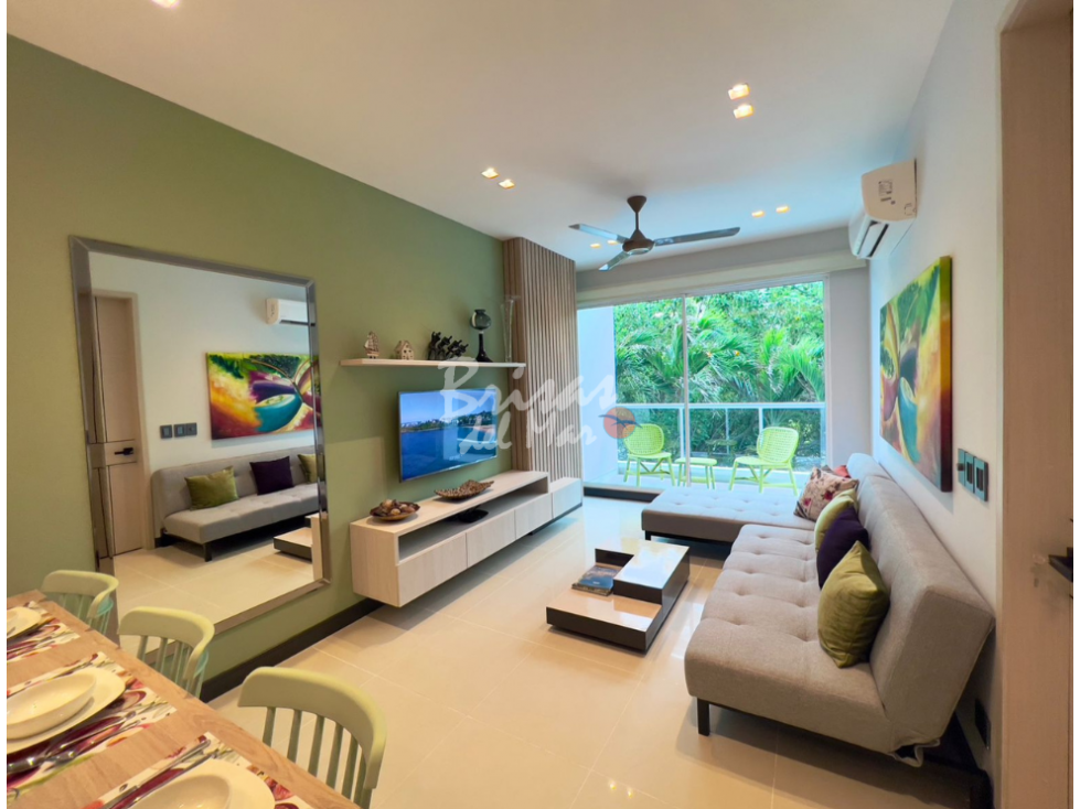 SE ARRIENDA APARTAMENTO AMOBLADO EN LA BOQUILLA CARTAGENA.