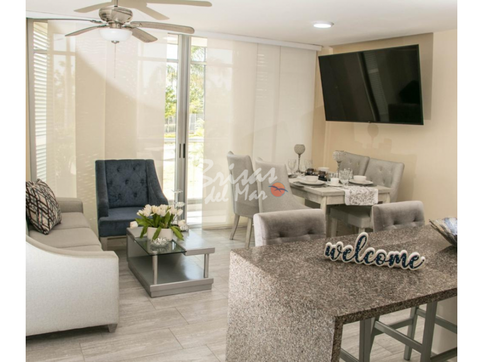 SE ARRIENDA APARTAMENTO AMOBLADO EN SERENA DEL MAR