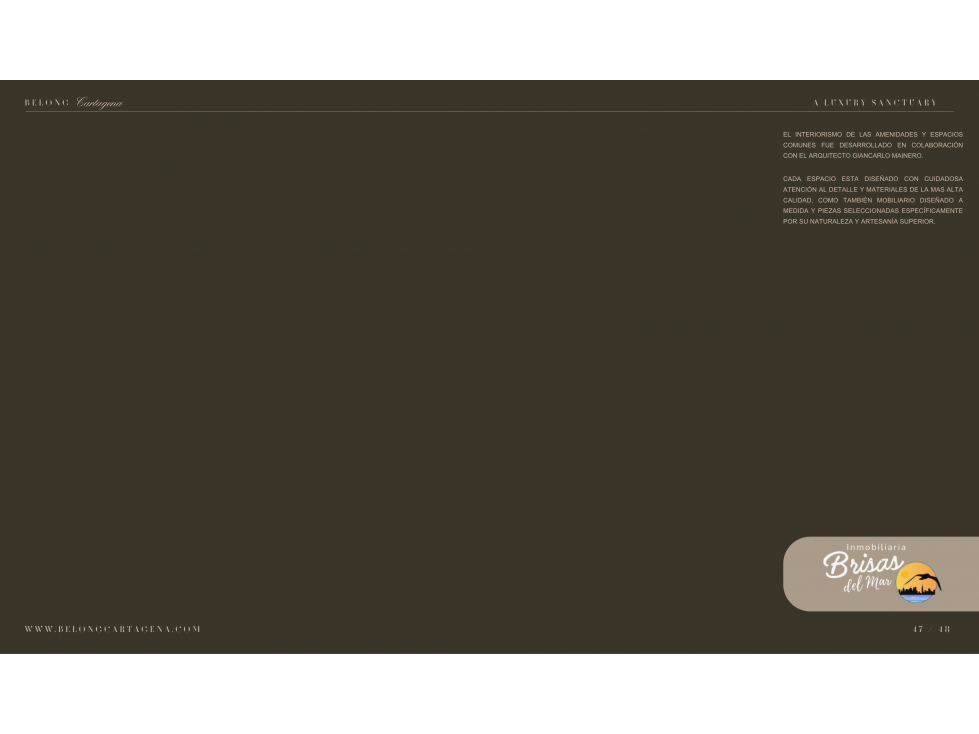 PROYECTO BELONG BOCAGRANDE CARTAGENA - COLOMBIA