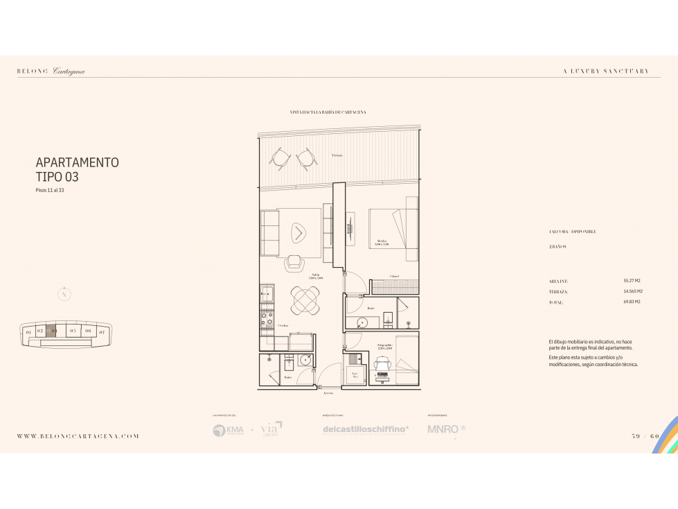 PROYECTO BELONG BOCAGRANDE CARTAGENA - COLOMBIA — foto 6