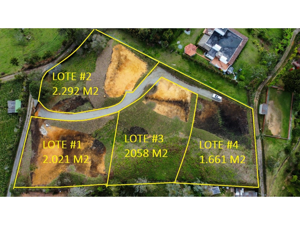 4 HERMOSOS LOTES INDEPENDIENTES - SAN VICENTE