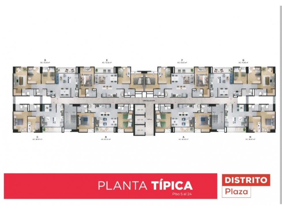 APARTAMENTO DISTRITO PLAZA BELLO — foto 3