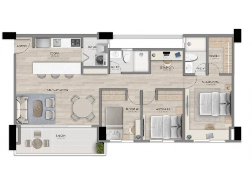 En venta cesión de derechos Mokana Belén 87.5 mt2