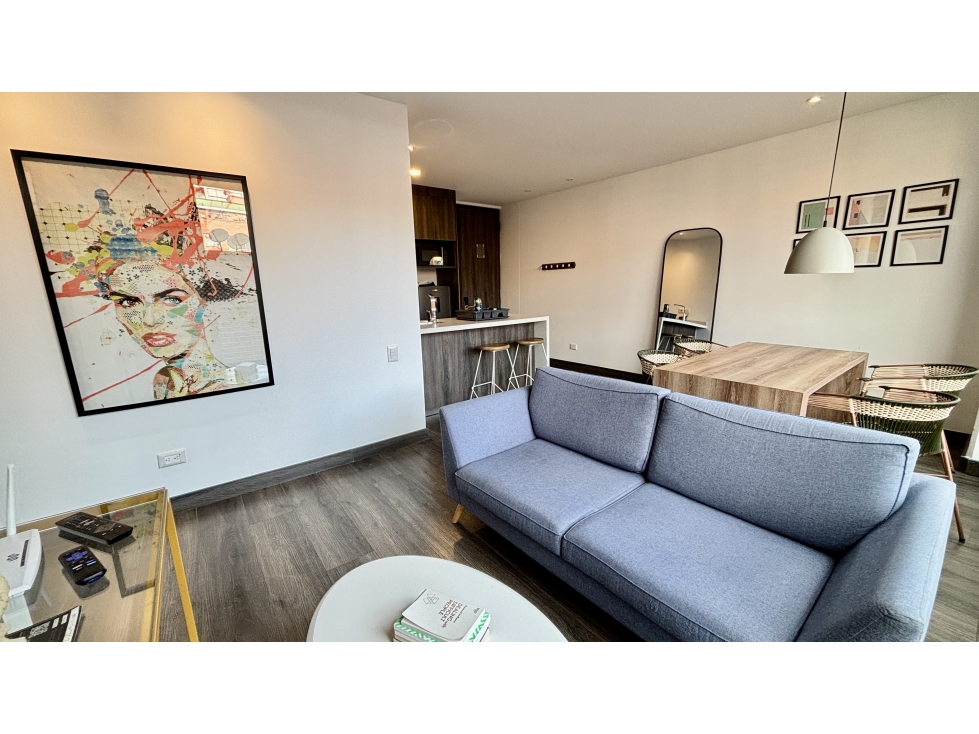 RENTO AMOBLADO apartamento c/balcón en el Chicó, Bogotá — foto 2