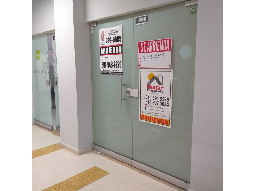 OFICINA PARA ARRIENDO EN MONTERÍA UB EN CENTRO DE NEGOCIOS - 1