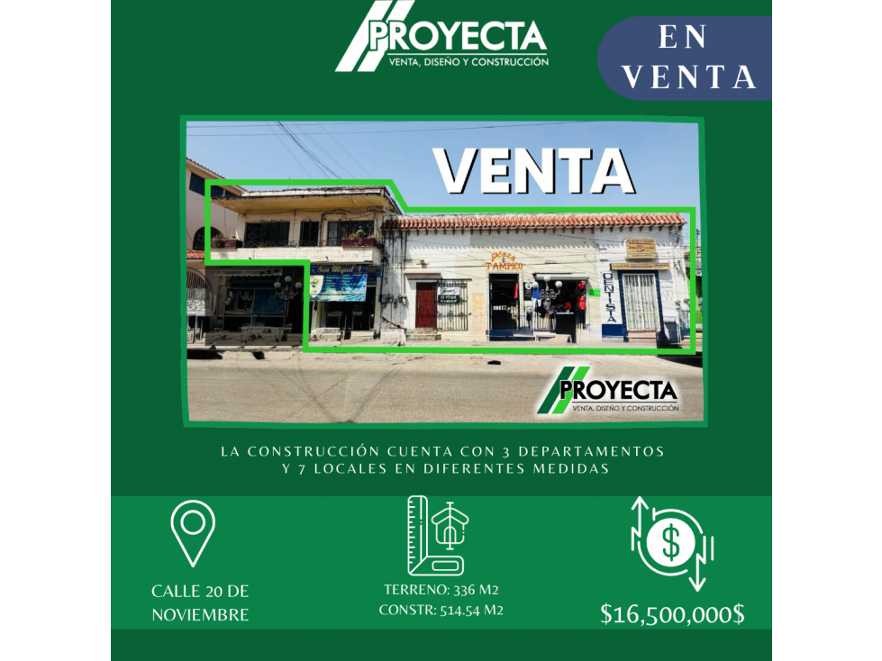 Oportunidad de inversión en la zona centro de Tampico - 1