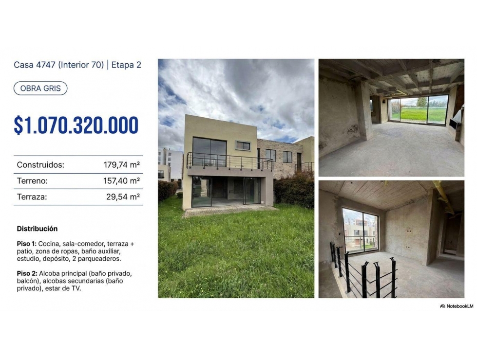 VENDO CASAS VÍA CAJICÁ-TABIO Desde $945/cc — foto 2