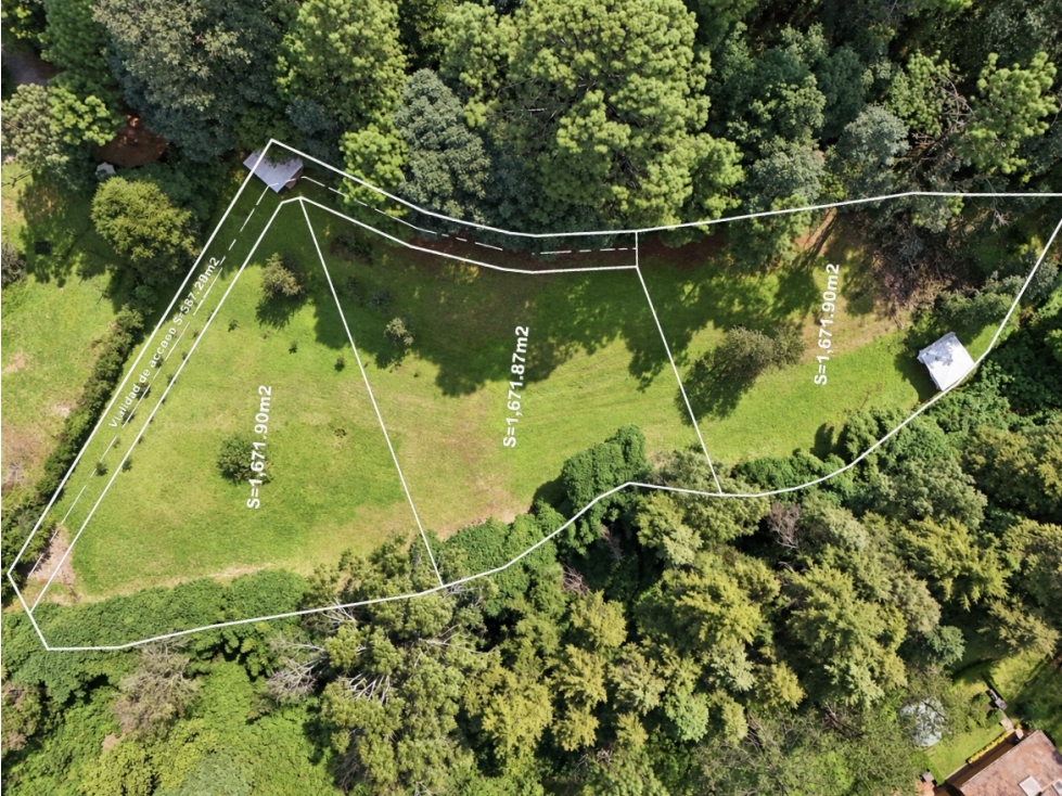 LOTES | TERRENO EN VENTA | 1,671 M2 | PEÑA BLANCA | VALLE DE BRAVO - 1