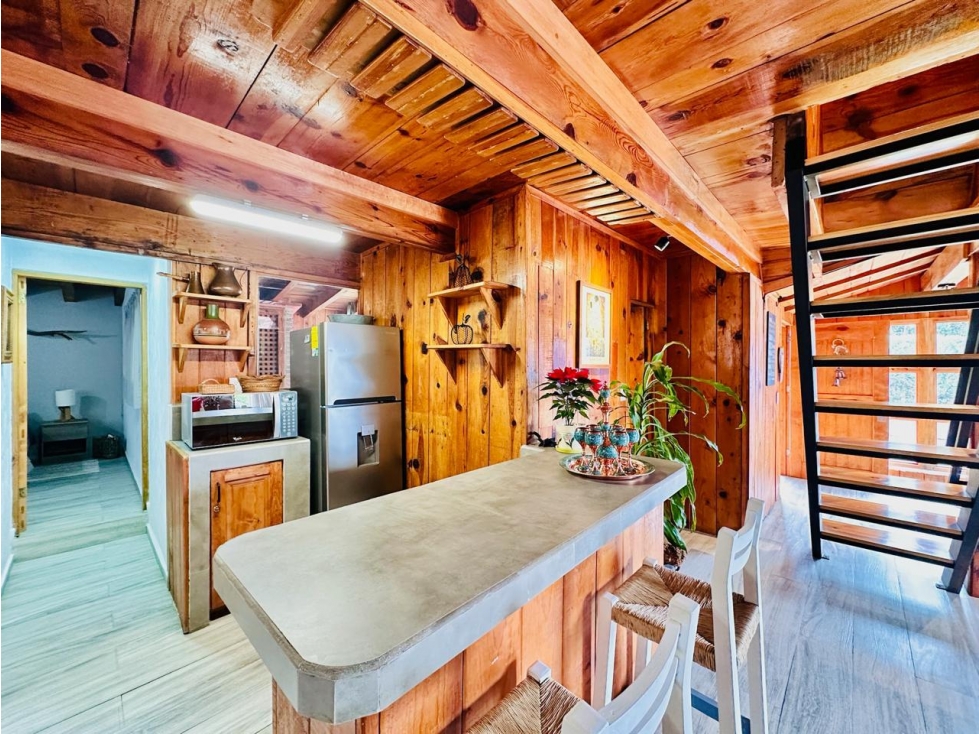 CABAÑA EN VENTA AVANDARO I AMUEBLADA I CONDOMINIO I JARDIN - 6