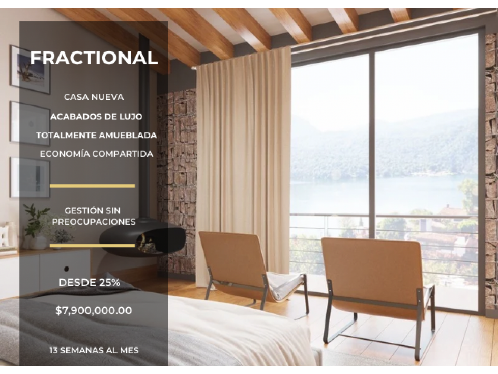VENTA FRACTIONAL | CASAS SUSTENTABLES DE LUJO | VISTA AL LAGO — foto 4