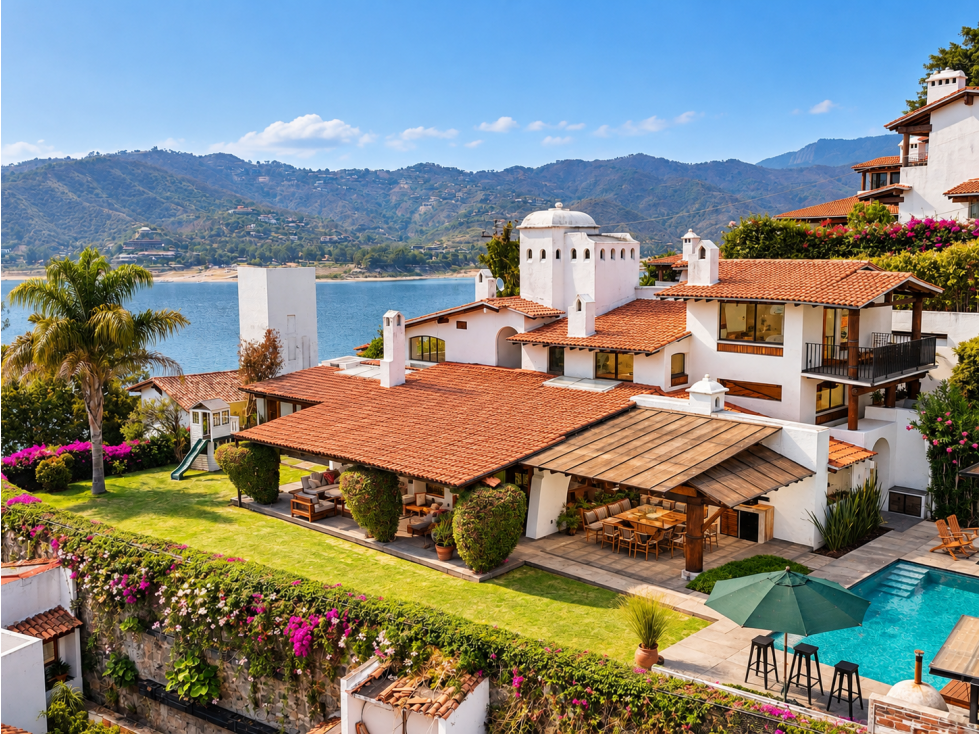 CASA EN VENTA | LA PEÑA | VALLE DE BRAVO | VISTA Y ACCESO AL LAGO — foto 2