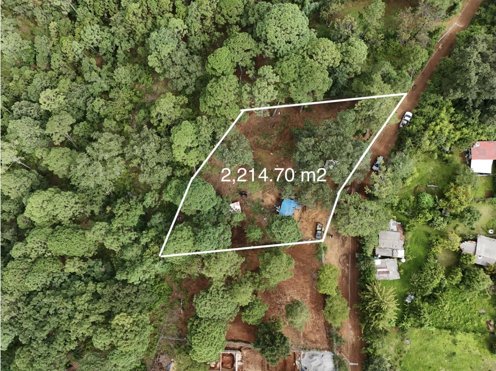 TERRENO EN VENTA | AVANDARO | 2,214 m2 | EL PEDREGAL | VISTA PARCIAL
