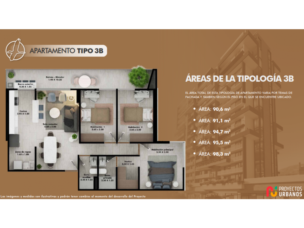 APTO EN VENTA ZONA CORALES PEREIRA, CESIÓN DE PROYECTO — foto 2