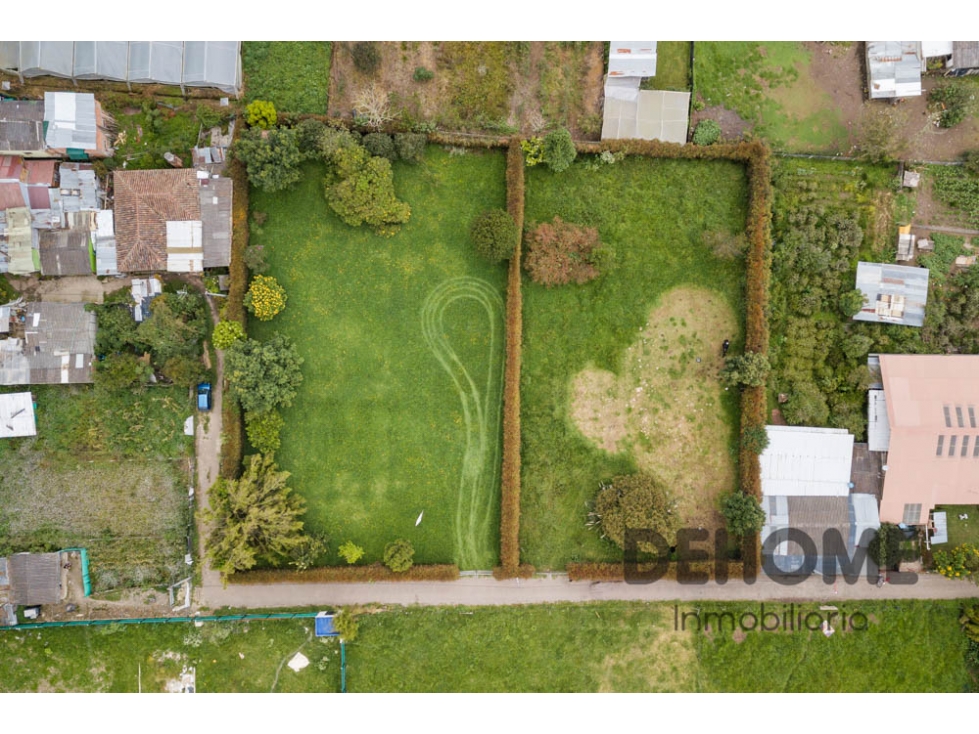 LOTE Chia labalsa 2072m kiosco cerramiento puntoagua alcantarilladoY/M