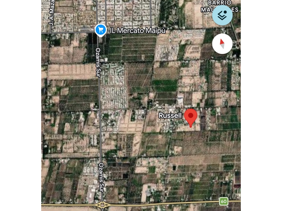 Lote esquina en venta en Rusell Maipu en barrio abierto - 4