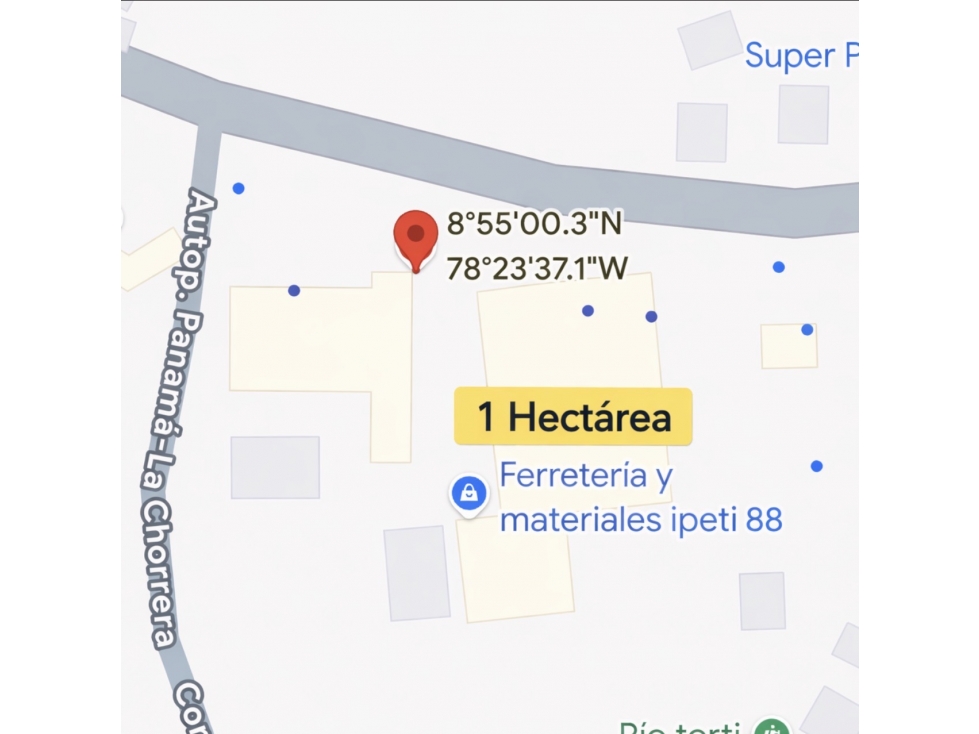 Chepo, terreno 1 hectária a solo $2.5M - 2