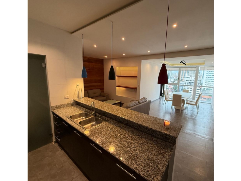 Pasos Parque Omar, amoblado 100m2 2 rec a solo $1499 — foto 4