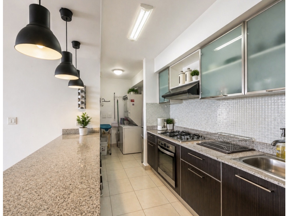El Cangrejo 2r amoblado, den, 120m2 a solo $1,750