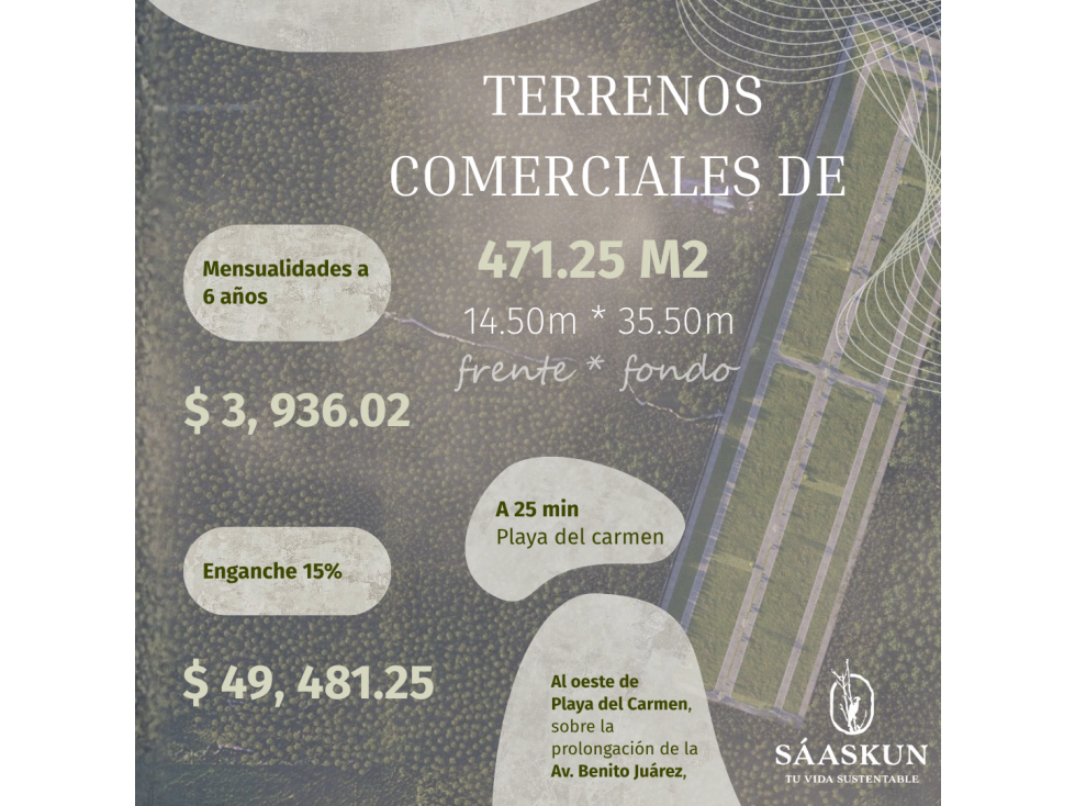 Sáaskun Terreno Comercial de 471.25 m2 - 1